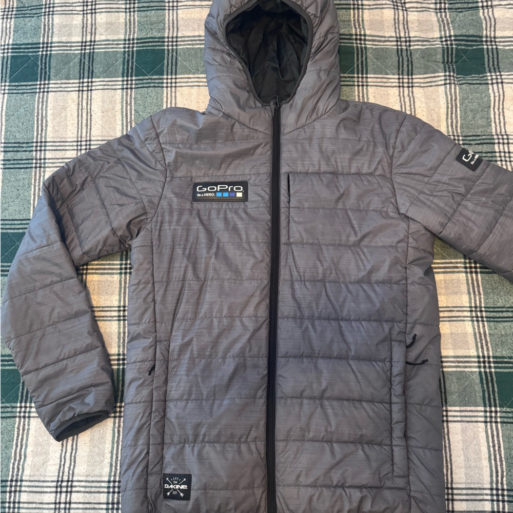 Dakine Charcoal and Black Hooded Jacket